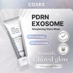 COSRX PDRN EXOSOME Glaze Wrapping Mask with SALMON DNA PDRN, Instant Glow, Easy Peel-Off Overnight Mask for Glass Skin, Firmness, Elasticity & Skin Texture Care, Mothers day gifts Korean Skin Care