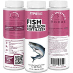 Fish Emulsion Fertilizer – Liquid Salmon Supplement For Fast Nutrient Uptake, Lush Green Growth & Stronger Roots, 8 Oz