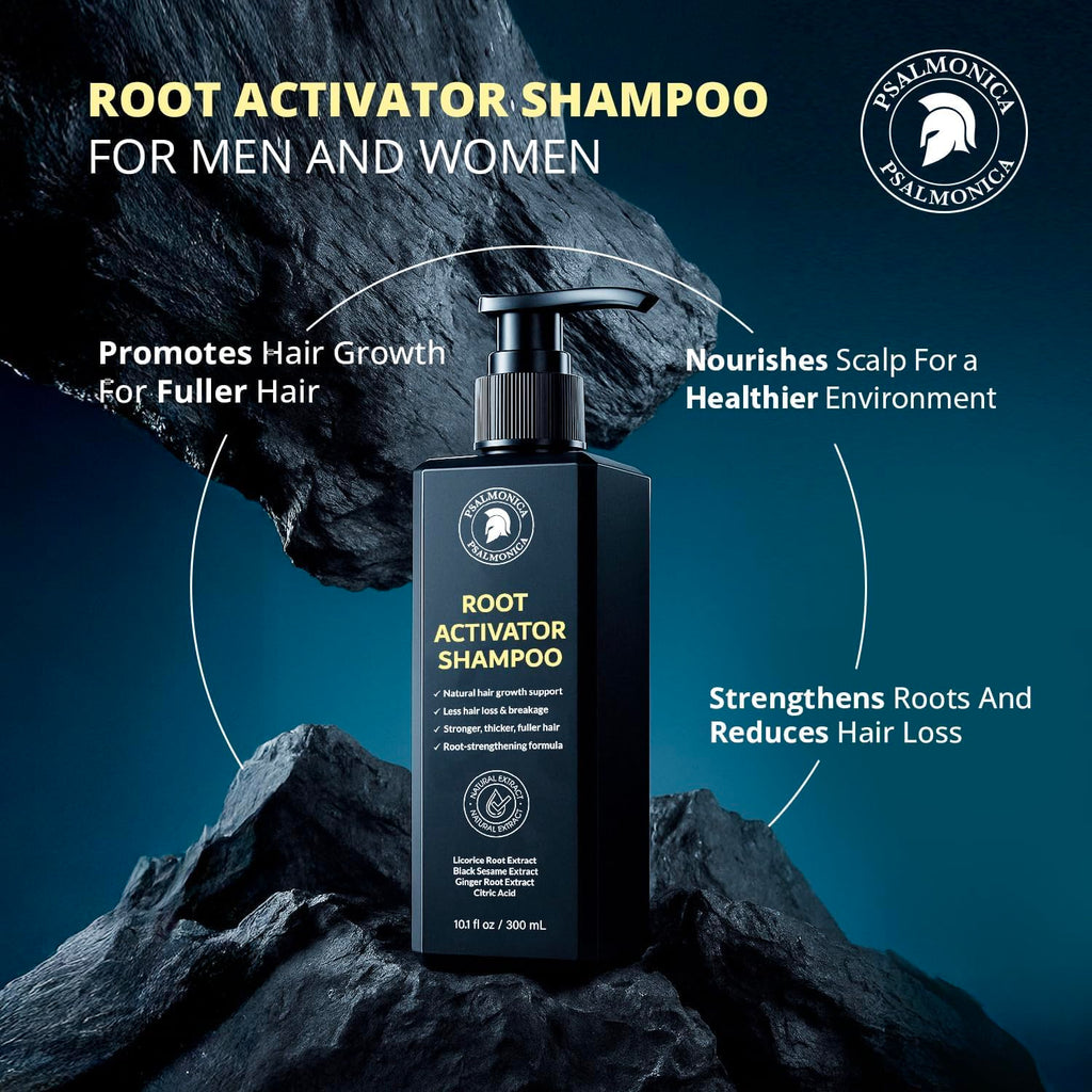 Root Activator Shampoo For Men: Hair Growth Shampoo For Hair Loss And Thinning Hair - Hair Loss Regrowth Shampoo For Men Women (Refreshing Scent)