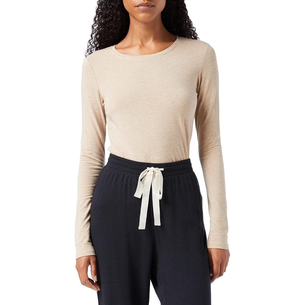 Amazon Essentials Women'S Regular-Fit Long-Sleeve Crewneck T-Shirt (Available In Plus Size)