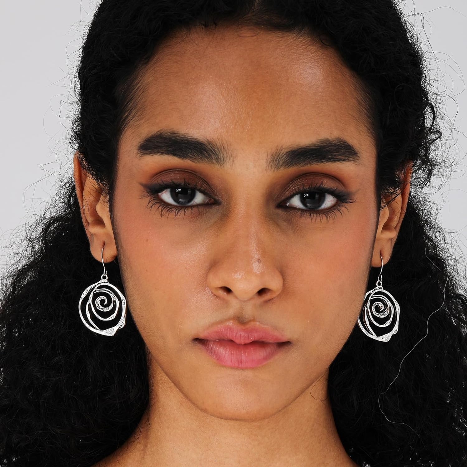 Ritach Silver Dangle Earrings for Women Trendy Bohemia Boho Vintage Statement Earrings for Women Dangling Set for Women