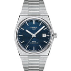 Tissot Prx Swiss Automatic Watch For Men, Blue Dial, Stainless Steel, 40 Mm Case, T1374071104100