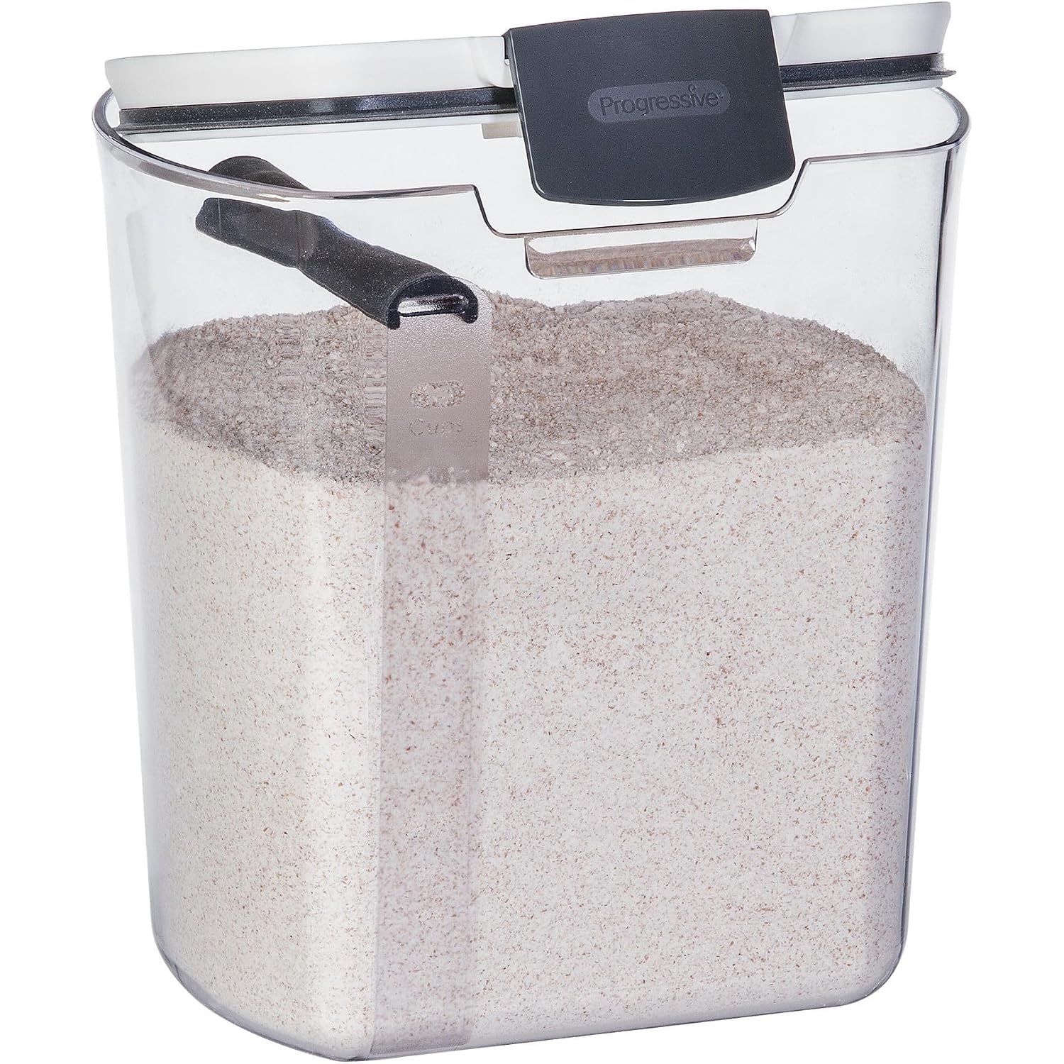 Prokeeper Flour Storage Container, 4-Quart Capacity, Includes Leveling Bar For Mess-Free Measuring