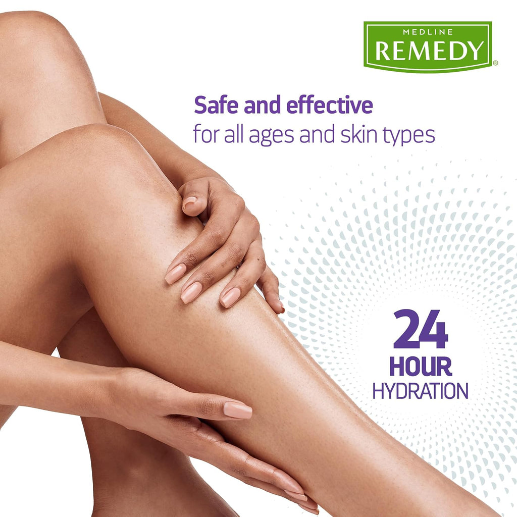 Medline Remedy Phytoplex Nourishing Skin Cream, Unscented Skin Moisturizer, Paraben Free Body Lotion, 16 Fl Oz