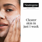 Neutrogena Oil-Free Acne Wash Pink Grapefruit Facial Cleanser - with Salicylic Acid for Clear Skin, Daily Face Wash for Oily & Acne-Prone Skin, Deep Cleansing Treatment, 9.1 fl. oz. Bottle