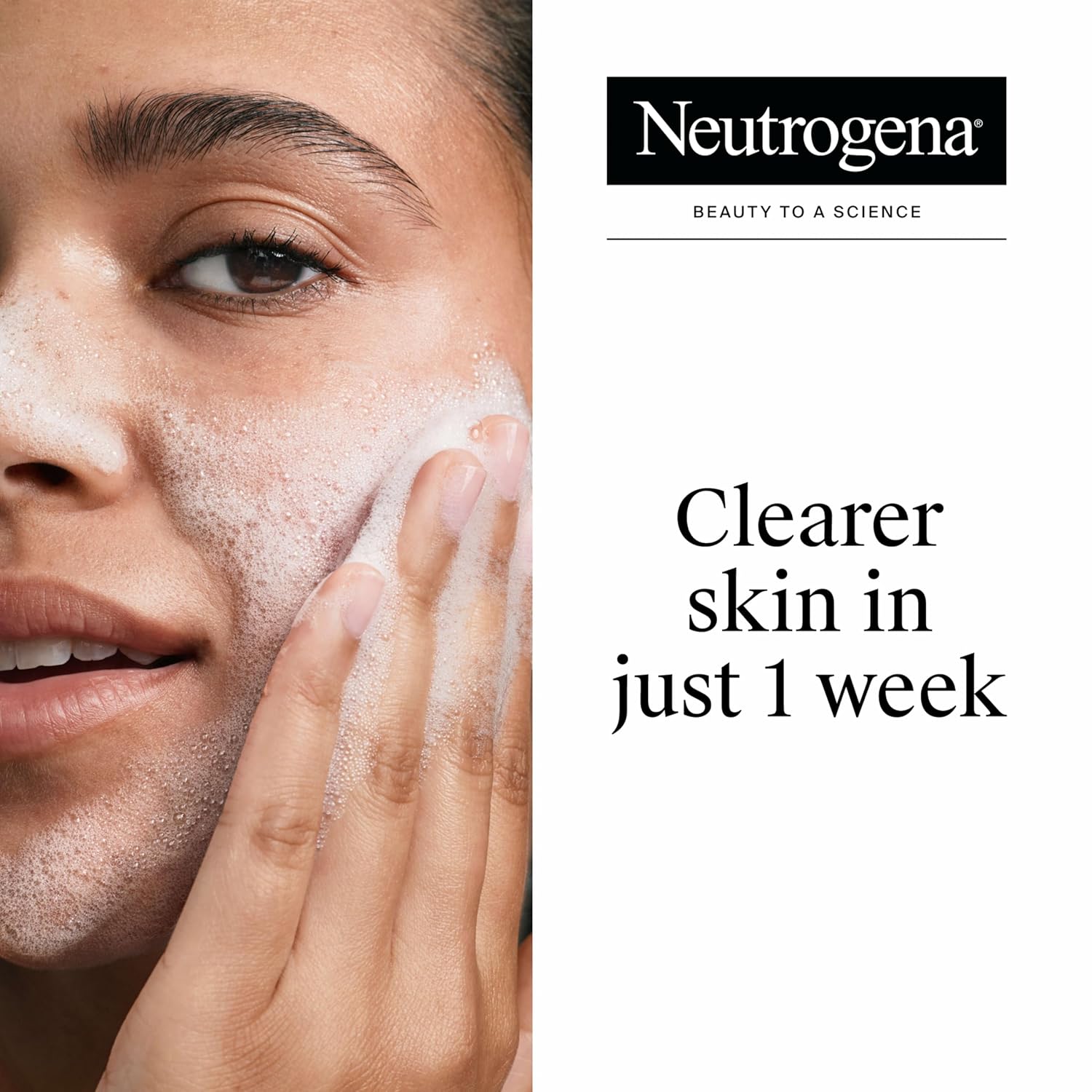 Neutrogena Oil-Free Acne Wash Pink Grapefruit Facial Cleanser - with Salicylic Acid for Clear Skin, Daily Face Wash for Oily & Acne-Prone Skin, Deep Cleansing Treatment, 9.1 fl. oz. Bottle