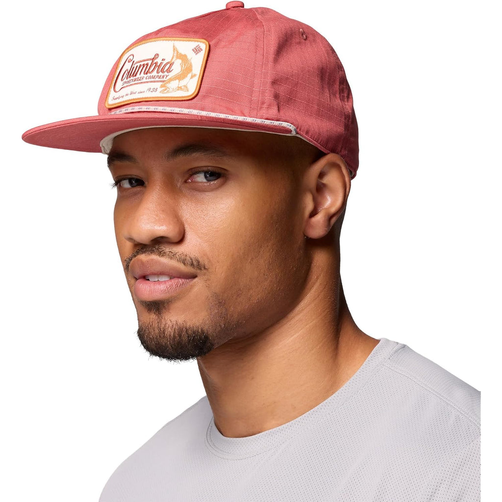 Columbia Ratchet Strap Snap Back Washed Red/West Fish