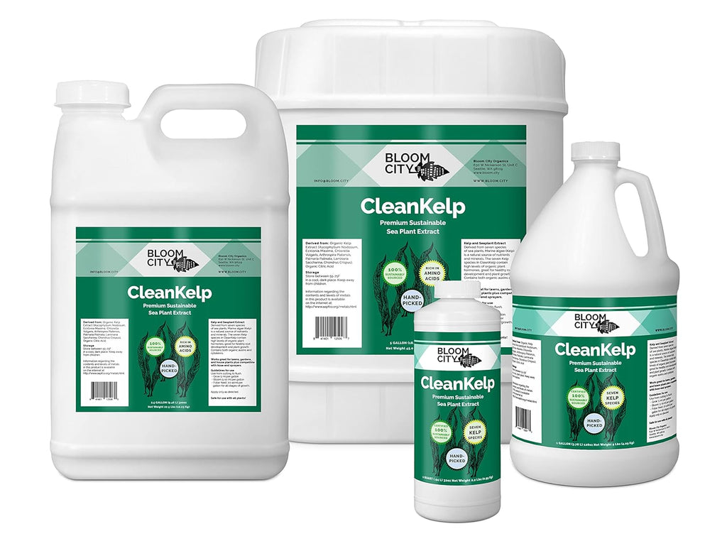 Bloom City Seaweed And Kelp Fertilizer – Liquid Seaweed Supplement For Stronger Roots, Faster Growth & Improved Stress Tolerance, 32 Oz