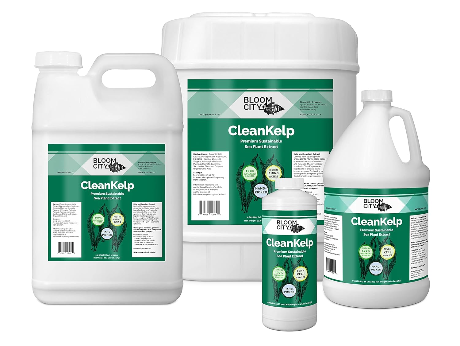 Bloom City Seaweed And Kelp Fertilizer – Liquid Seaweed Supplement For Stronger Roots, Faster Growth & Improved Stress Tolerance, 32 Oz