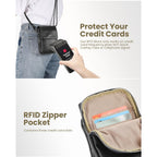 befen Genuine Leather Crossbody Bags for Women, Cell Phone Cross body Purse Bag with RFID Blocking Card Slots