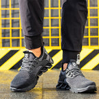 Suadex Steel Toe Sneakers For Men Women Indestructible Work Safety Shoes Lightweight Comfortable Slip Resistant Composite Toe