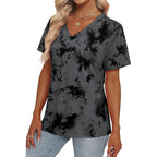 Alaroo Womens Summer Tops 2026 V Neck Short Sleeve Shirts Trendy Dressy Casual Vacation Outfits Printed