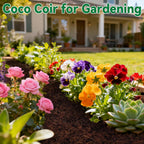 2 Pcs Coco Coir Brick For Plants- 100% Organic Coconut Coir For Garden Soil & Potting Mix, Low Ec And Ph Balance, Compressed Coconut Husk Fiber For Seed Starter Soil For Indoor Outdoor Plants