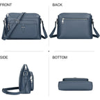 Genuine Leather Crossbody Bags For Women Small Ladies Handbags And Purses With Card Slots