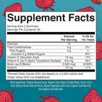 Maryruth'S Hair Skin And Nail Vitamins | Usda Organic | 2500 Mcg Biotin Gummies With Vitamin C & Vitamin E | Hair Growth Vitamins | Skin Care | Nail Growth | Ages 14+ | 60 Count