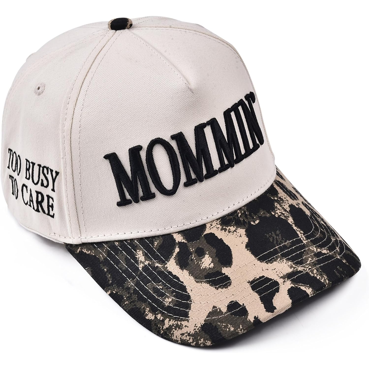 Womens Trucker Hat - With Mommin Embroidery Ponytail Fit - Mom Gifts For Birthday Christmas Valentines Day