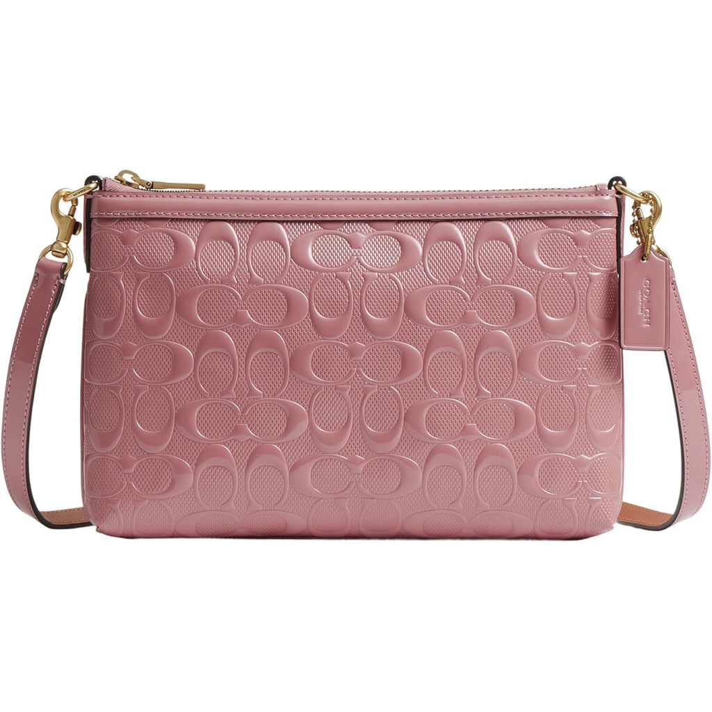 Coach Women's Legacy Zip Top Crossbody in Signature Leather