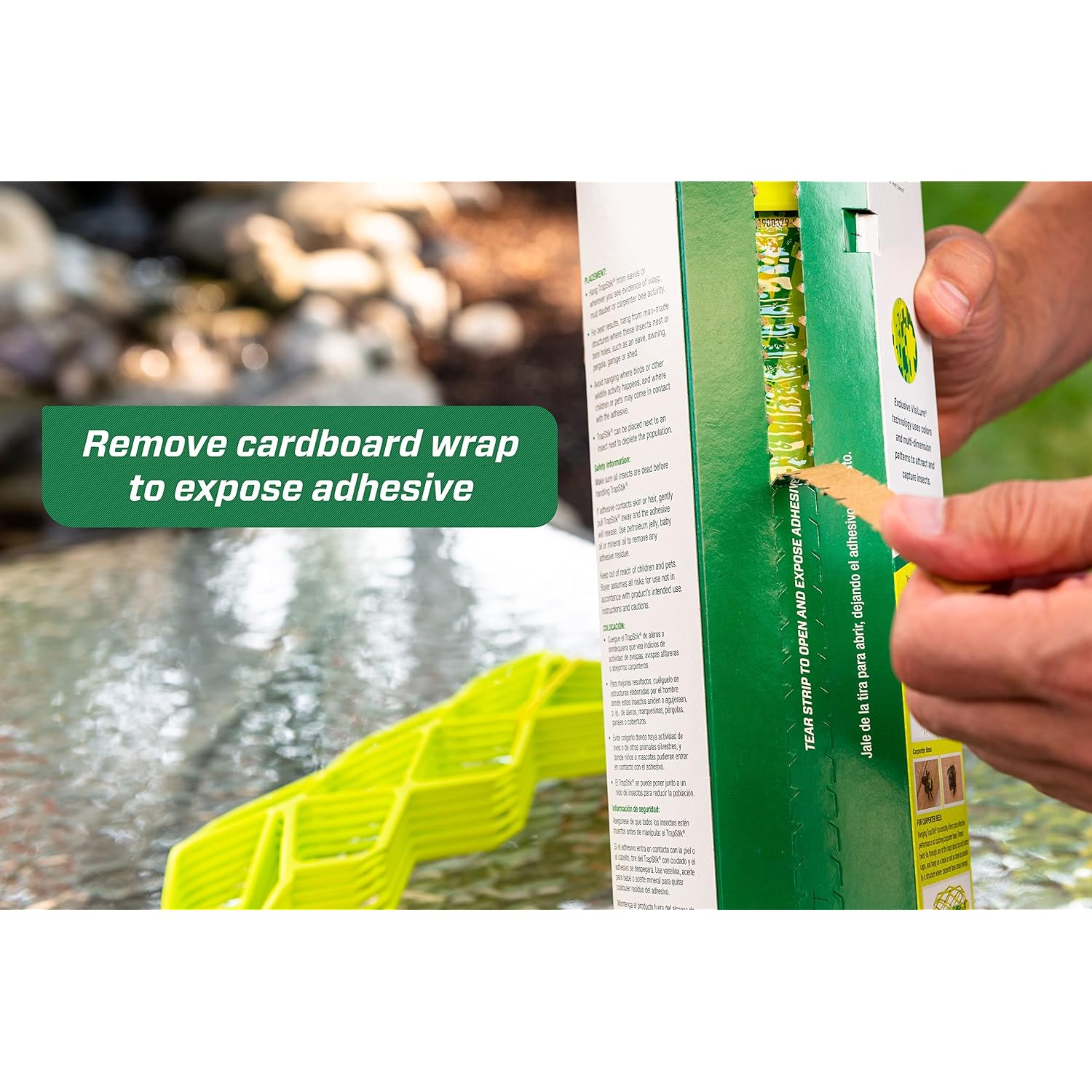 Rescue! Visilure® Trapstik For Wasps, Mud Daubers, Carpenter Bees – 3 Pack