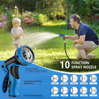 50 Ft Non-Expandable Garden Hose, 2026 New Upgraded Flexible Water Hose, Ultra Lightweight Non-Expanding Hoses With 10 Function Sprayer, Leak Proof, Pressure Resistant For Yard, Outdoor