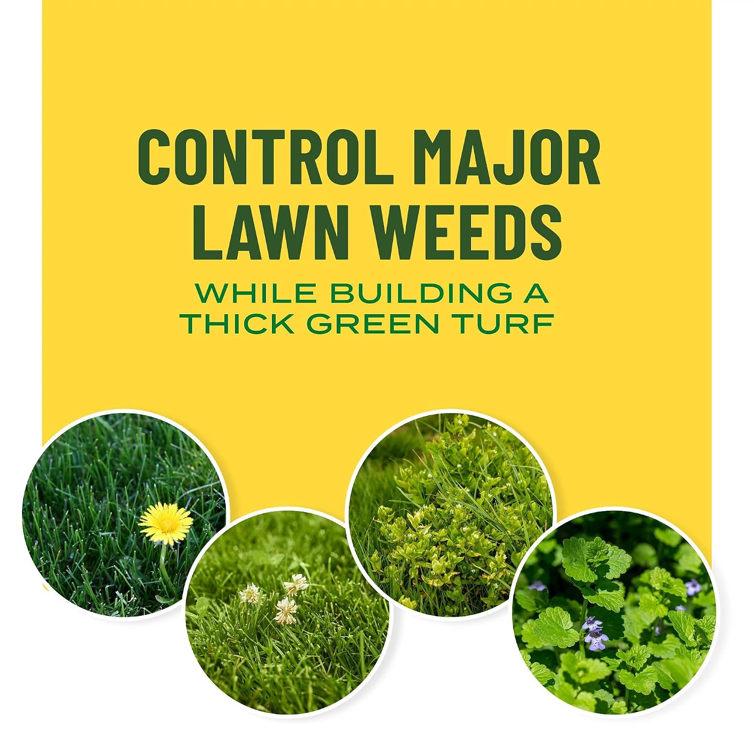 Scotts Turf Builder Liquid Lawn Food Plus Weed Control, 32 Fl. Oz. | Liquid Weed Killer And Grass Fertilizer, Hose-End Applicator