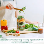 Prepara The Original Salad Pod, 4.5 Cups, Green