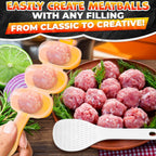 Rice Ball Mold, Shake To Make 3 Bite-Size Balls In Seconds | Rice Ball Maker Mold; Makes 3 Bite-Size Portions; Easy Release; For Bento, Temari Sushi & Yaki-Onigiri; With Scoop