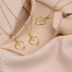 STORUP Mothers Day Gifts - Heart Initial Necklaces for Women Girls Gift, 14K-Gold-Plated Initial A-Z Heart Necklaces for Teen Girl Jewelry Birthday Mothers Day Gifts for Mom Wife Her