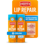 O'Keeffe'S Lip Repair Lip Balm With Cooling Relief For Dry, Cracked Lips - Stick (2 Pack) - Moisturizer For Very Dry Lips