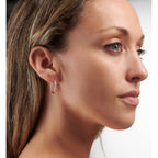 MAZZERI Solid Gold Hoop Earrings 14k Real Gold For Women and Men - Hypoallergenic, Made in the USA, Available in Yellow or White Gold