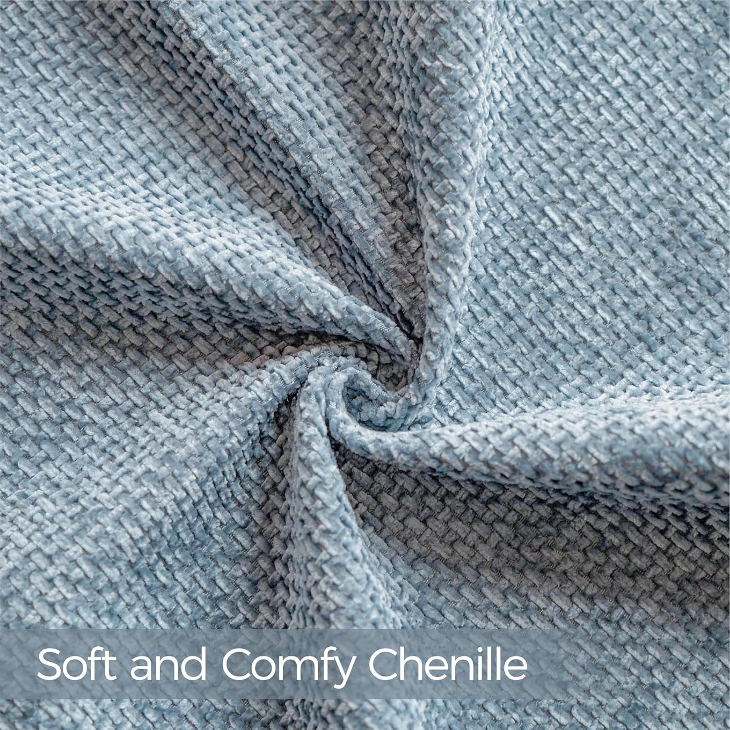 Blue Chenille Throw Pillow Covers 12X20 Inch Pack Of 2 Modern Decorative Throw Pillow Covers Farmhouse Cross Covers Modern Home Decor For Sofa Bedroom Living Room