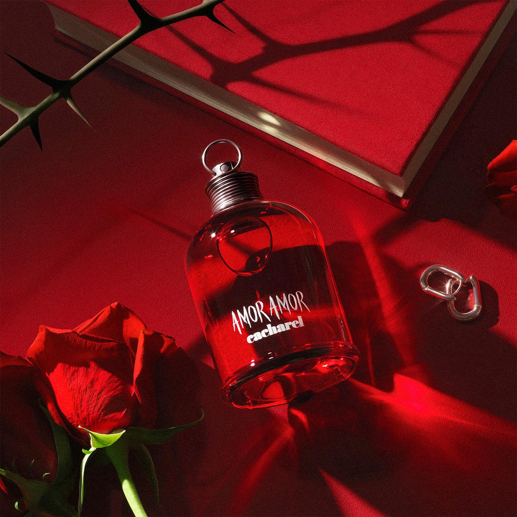 Cacharel Amor Amor Eau De Toilette For Women - Fruity Perfume Scent With Notes Of Vanilla, Musks Accord, Blackcurrant & Lily Accords | Sensual, Sweet & Romantic Scent