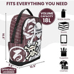 Bioworld One Piece Luffy Character Art 18.5” Adult Brown Backpack
