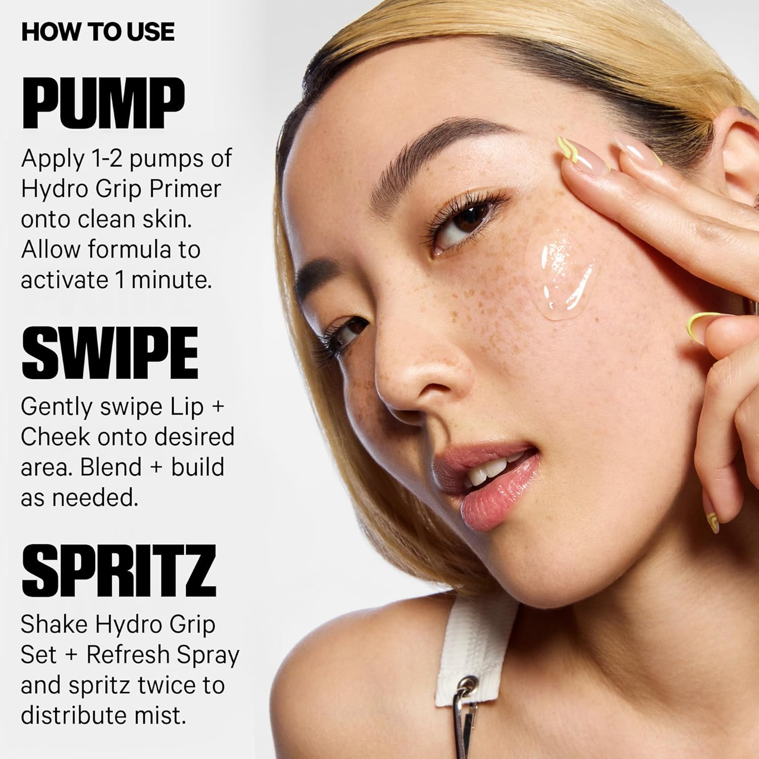 Milk Makeup Hydro Grip Primer with Hyaluronic Acid + Niacinamide – Hydrating Face Primer Grips Makeup for Up to 12 Hours – Silicone-Free, Lightweight Gel with Dewy Finish