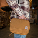 Carhartt Insulated Lunch Cooler For Men And Women, Fully Insulated Lunch Pale For Everyday Use, 4 Can (Black)