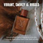 Tru Western Yellowstone Ride Men’s Handcrafted Cologne Spray for Men, Raw Bergamot, Smoked Whiskey, Charred Vanilla & Rough‑Cut Tobacco, 3.4 fl oz (100 ml)