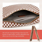 The Fiona | Woven Bum Bag | Stylish Woven Crossbody Bag | Adjustable Strap For Travel Festivals & Everyday