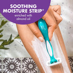 BIC Soleil 4 Escape Women's Disposable 4-Blade Razors, Lavender & Eucalyptus Scented Handles for Smooth Shaving, 4-Pack