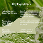 Youth To The People Superfood Facial Cleanser - Kale + Green Tea Daily Face Wash, Gently Removes Makeup, Spf, And Oils, Soothing Antioxidants For Glowing Skin, Ph Balance, Clean Pores, Refillable
