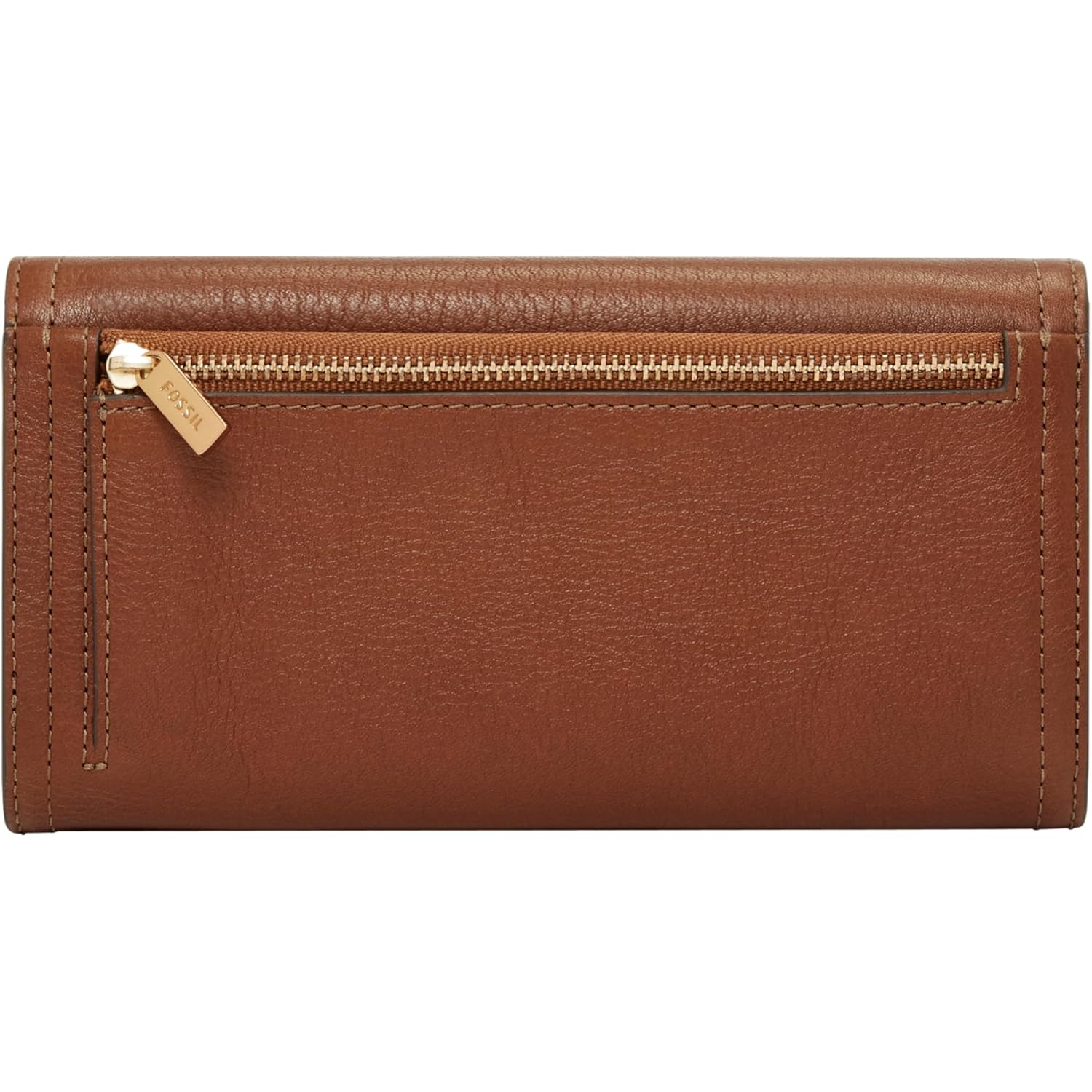 Fossil Women's Logan Leather Wallet RFID Blocking Flap Clutch Organizer