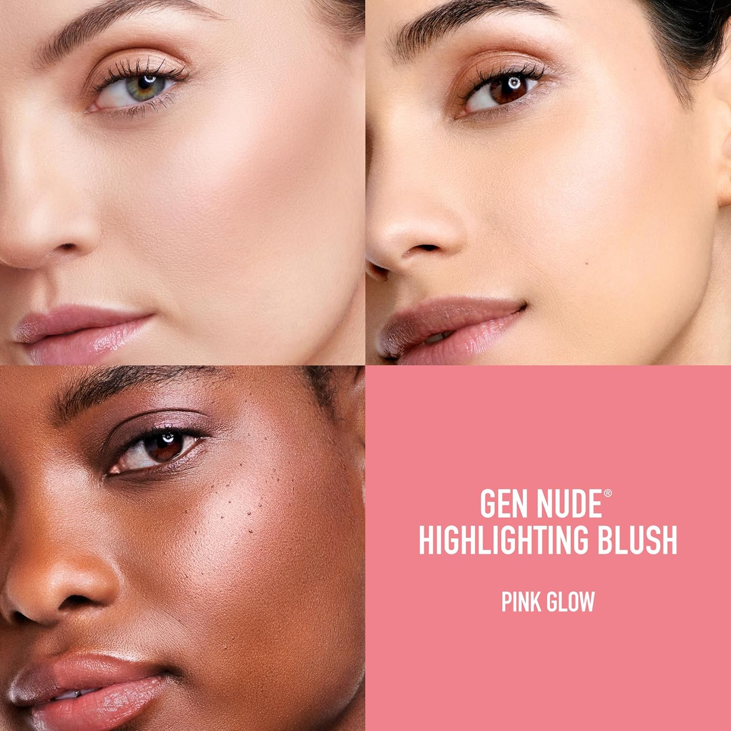bareMinerals Gen Nude Highlighting Blush, 2-in-1 Blush & Highlighter Hybrid, Silky Blendable Face Makeup, All-Day Wear, Luminous Finish, Talc-Free, Vegan