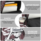 Bioworld One Piece Luffy Character Art 18.5” Adult Brown Backpack