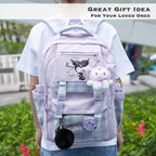 Juju Black Kawaii Backpack - Cute Kawaii Stuff Mochila Kawaii - Cute Backpacks For Girls - Backpacks For School Girls - Cute Backpack For School (Bla)