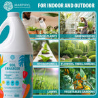Marphyl All-Purpose Plant Food – Organic Nutrient-Rich Fertilizer & Soil Enhancer For Indoor & Outdoor Flowers, Vegetables, Succulents, Bamboo & Hydroponics