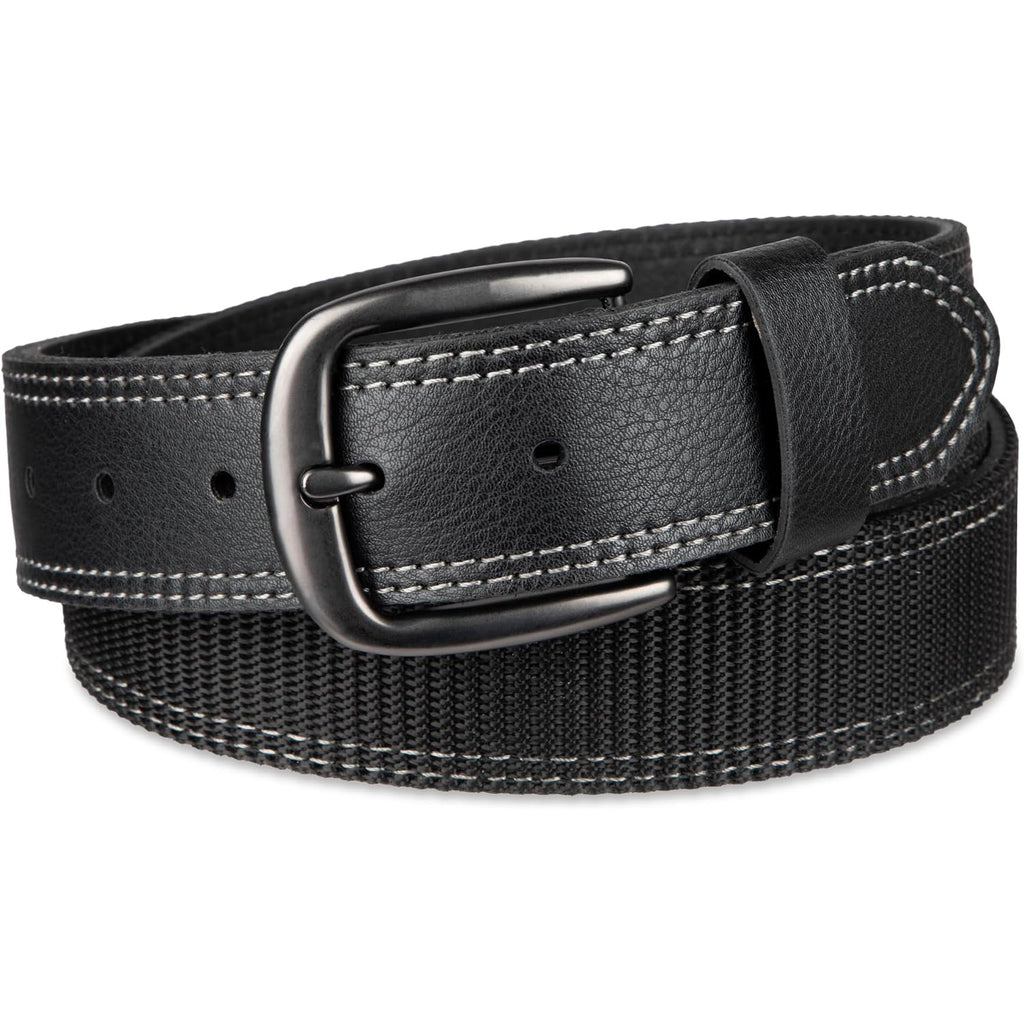 Dickies Mens Industrial Strength Leather Belt – Workwear, Durable, Reinforced, Heavyweight