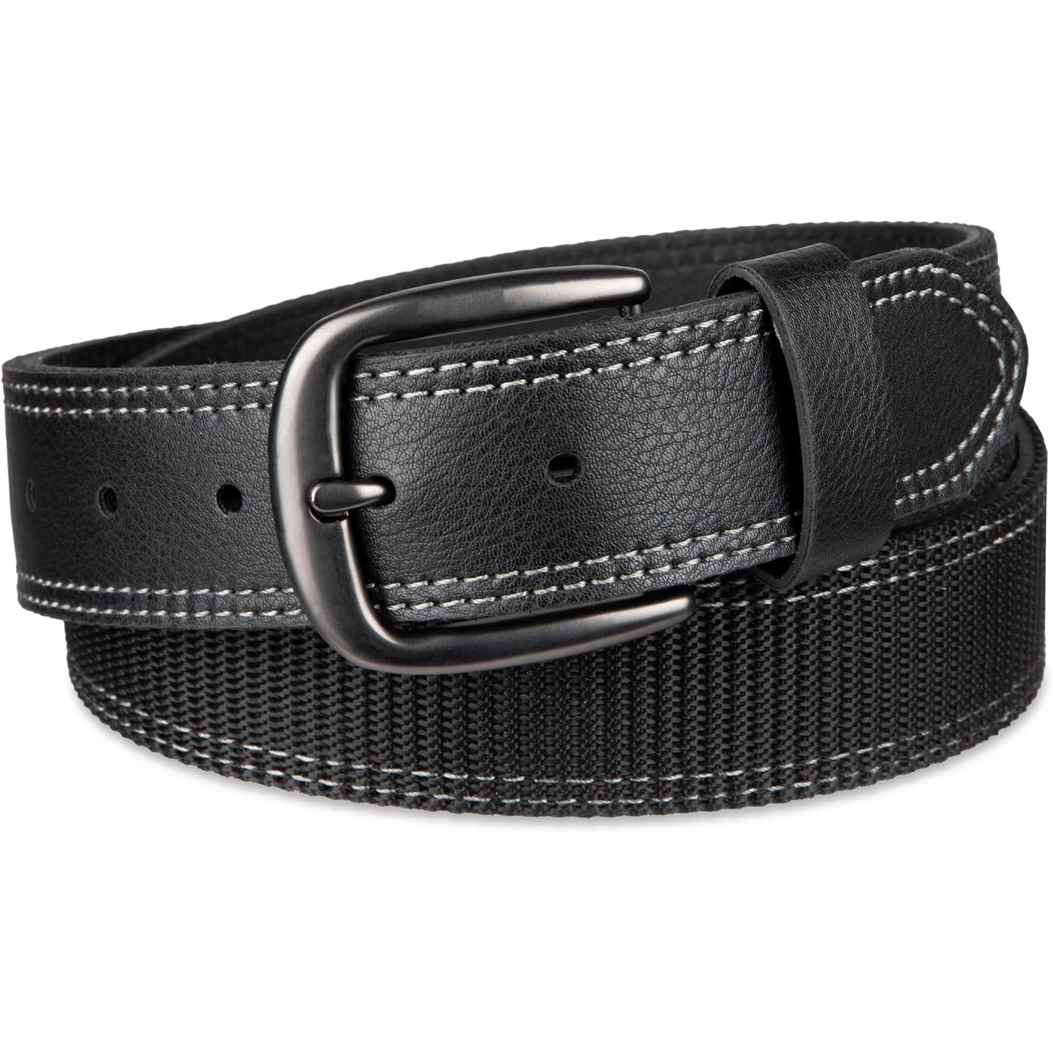 Dickies Mens Industrial Strength Leather Belt – Workwear, Durable, Reinforced, Heavyweight