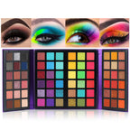 Bestland 72 Colors Ultra Secret Eyeshadow Palette, 4 In1 Color Board Matte Shimmer Glitter Nude Natural All In One Makeup Palette Blendable Pigmented Make Up Green Eye Shadow Pallet Gift Kit