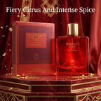 Radiant Fire For Men Inspired By Vers. Eros Flame, Spicy Cologne, 3.4 Oz | Notes Of Lemon, Mandarin, Pepper, Rosemary, Vanilla, Tonka. Warm Spicy Scent For Evening Wear. Long Lasting Edp. 100Ml