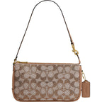 Coach Women'S Natural Grain Leather Plaza Bag