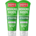 O'Keeffe's Working Hands Hand Cream for Extreme Dryness - 7 oz Tube (2 Pack) - Repairing Skincare for Cracked, Dry Hands