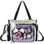 Ita Bag,DIY Clear Pin Display Bag with Insert and Accessories,Anime Kawaii Ita Crossbody Purse,Women Y2K Shoulder Bags